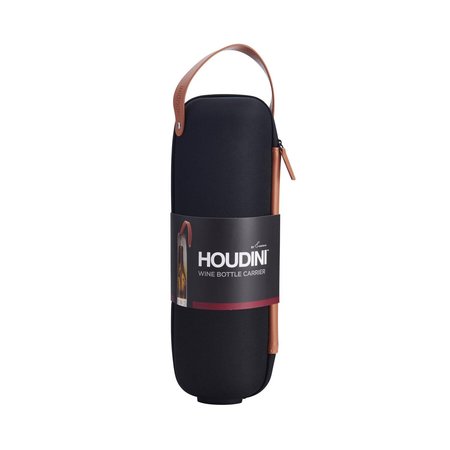 HOUDINI 1 L Black Vinyl Wine Carrier 5271255